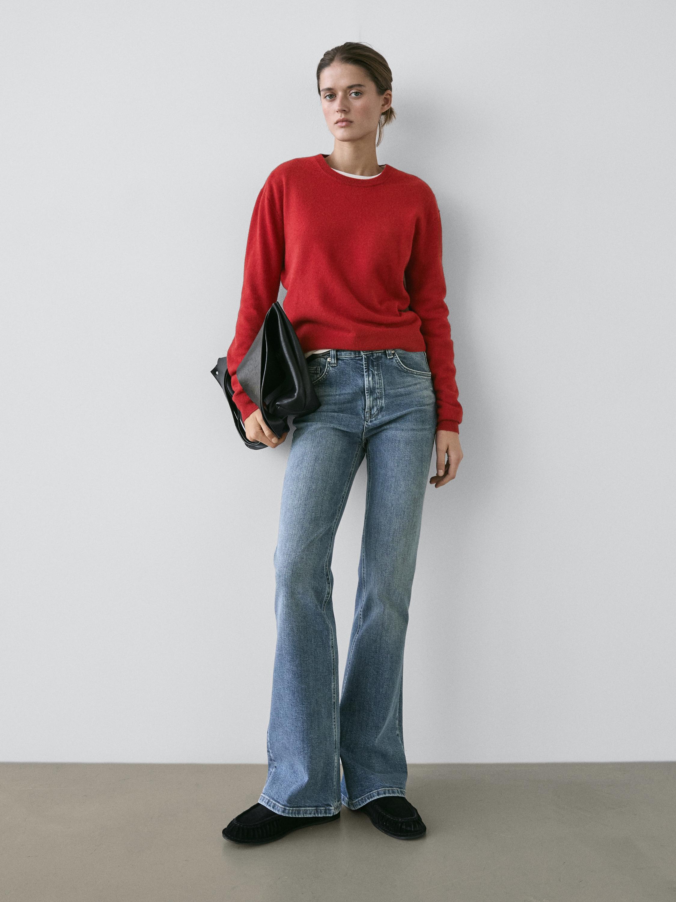 Skinny flare fit jeans